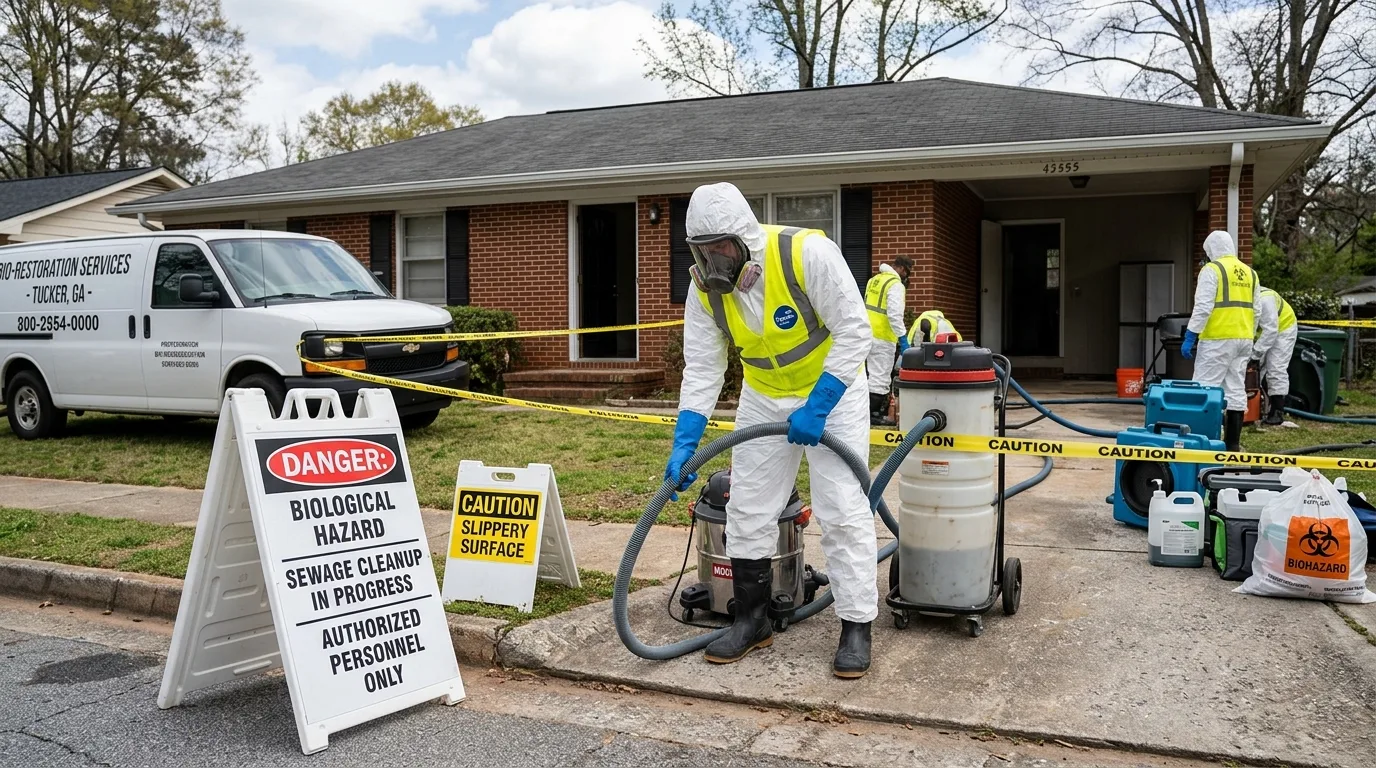 Sewage Backup Cleanup in Brookhaven: Who to Call